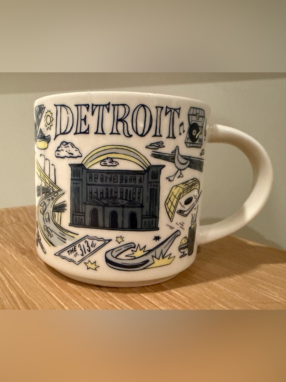 Starbucks Been There Series Detroit Mug Coffee Tea Travel